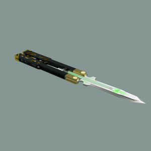 【blender】apex　バタフライナイフ　オクタン