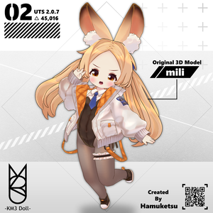 Original 3D Model ［mili -ミリィ-］