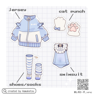 オリジナル３Dモデル「ぱたにゃこ　patanyako」 缩略图 5