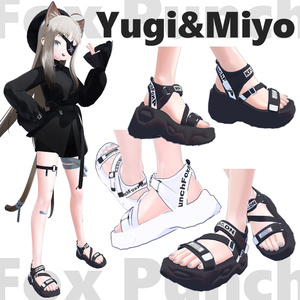 【4アバター追加対応】スポーツサンダル【VRChat想定】 缩略图 5