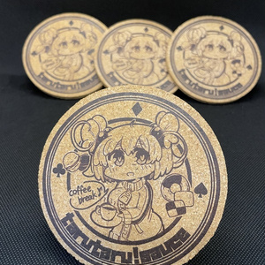 百コースター(コルク)
