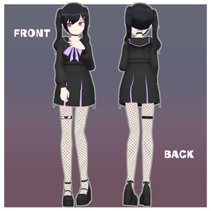 やみちゃん＆ゆめちゃん【VRChat向け3Dモデル】 缩略图 2