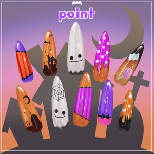 【MDollnail対応】ポッピンハロウィンラッピング【ネイルテクスチャ】 缩略图 2