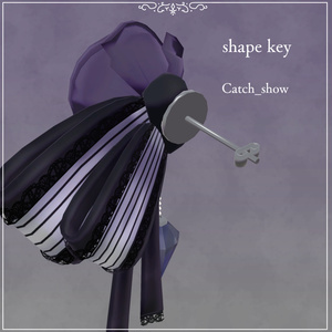 GOTHIC ROSE HAIR ACCESSORY【VRChat想定】 缩略图 3