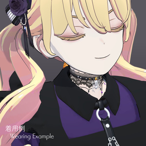 Spider Lace Choker【VRChat想定】 缩略图 6