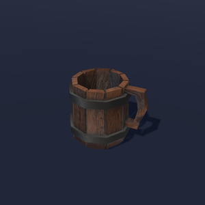 【3Dモデル】酒場のマグ / Tavern Mug
