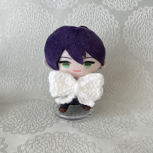 水色チュール］にじぱぺっと ぬい服 ぬい帽子 ヘッドドレス 10cm