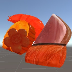 おせちの3Dモデル　おまけのカキ付き 缩略图 2