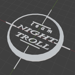 Team Night Troll ロゴバッジ[fbx]
