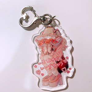 【赤色ver.】♡オタク女子アクキー♡