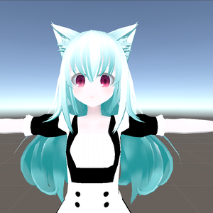 [CC0]VRM1.0メイド服シャペルちゃん