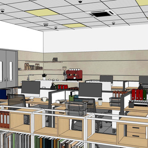 【 3 D背景】オフィス  office