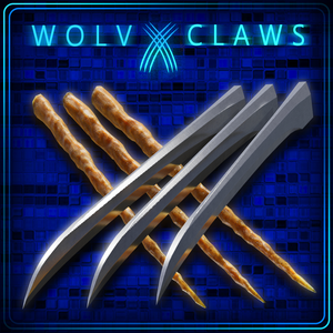 [VRC] Wolv Claws Avatar Asset ウルヴ・クロー（狼の爪）アバター用アセット