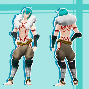 VRChat対応3Dモデル「鬼人霧雨」Ver.2.2 缩略图 3