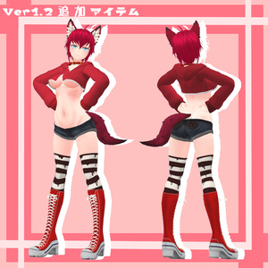 「紅狼(くろう)」Ver1.4　オリジナル3Dモデル 缩略图 5