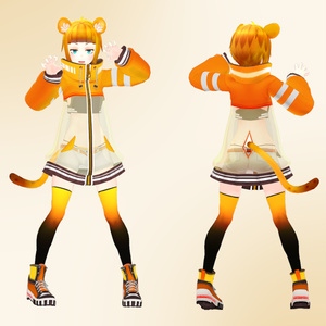 「黄虎(KOUGA)」Ver1.2　オリジナル3Dモデル 缩略图 2
