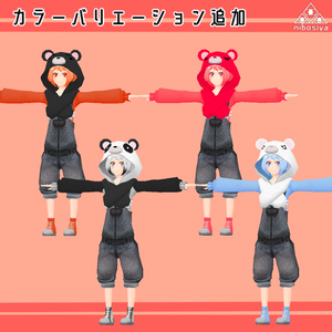「クマ子」Ver1.3　オリジナル3Dモデル 缩略图 4