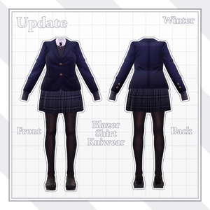 【アップデート】私立高校制服（夏冬）-SchoolUniform- (ソラハちゃん・つぼみちゃん用) 缩略图 7