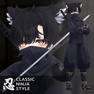 ClassicNinjaStyle ｰ忍ｰ【6複数アバター対応/武器ギミック付】