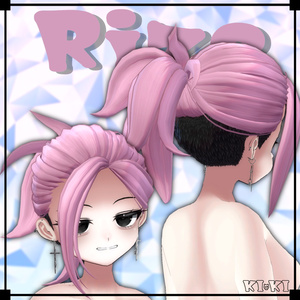 ツーブロック ポニーテール【3Dヘアモデル】 缩略图 7