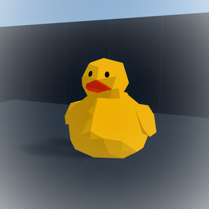 【3Dモデル】あひる【VRChat想定】【バーチャルマーケット4】