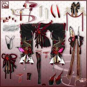 𝐒.𝐂 𝟐𝟔 【20 Avatars】 🤍Yokai Butterfly Kimono🤍 缩略图 7