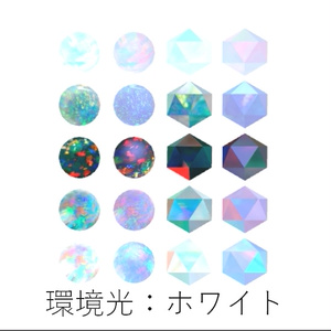 【VRchat想定】マテリアル１０種セット なないろオパール風 Unity用 缩略图 6