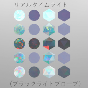 【VRchat想定】マテリアル１０種セット なないろオパール風 Unity用 缩略图 5