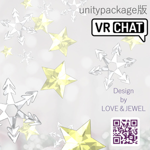 VRchat Assumption] 3D particle snow&stars snow&stars 3D particle