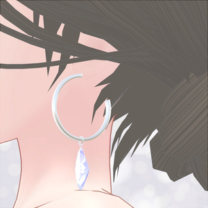 【VRchat想定・汎用・PB】揺れるイヤリング・ピアス５種+２色セット【physbone】 缩略图 5