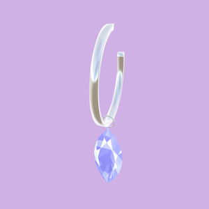 【VRchat想定・汎用・PB】揺れるイヤリング・ピアス５種+２色セット【physbone】 缩略图 13