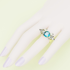 【blender版】ジュエリーリング・指輪【新シリーズ】Ring050 缩略图 2