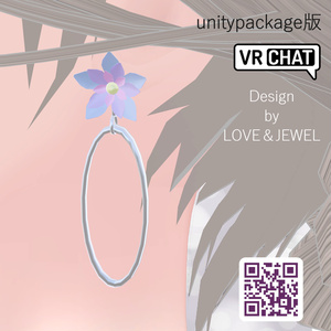 【VRchat想定・試着用無料版・PB】揺れるイヤリング【physbone】
