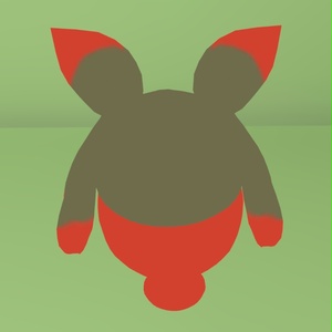 【無料】もっちりイーちゃん【ブルプロ二次創作3Dモデル】 缩略图 8