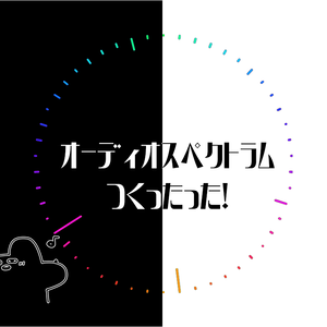 【APNG】オーディオスペクトラムつくったった！