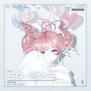 【13 avatars】【VRC Hair】SP-002 ツインテールヘア