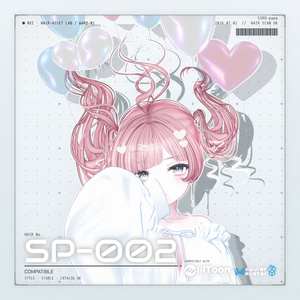 【VRC Hair】SP-002 ツインテールヘア