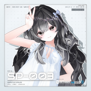 【13 avatars】【VRC Hair】SP-003 ウェーブロングヘア