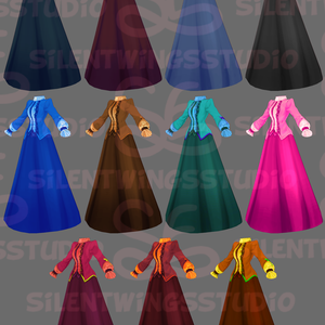 Vroid Texture - Vintage Dress Pack