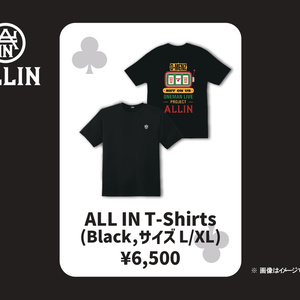 ALL IN T-Shirts【Black】