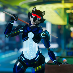 Cyberwolf Tyller - Vrchat PC + Quest