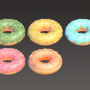 【3Dモデル】ドーナツセット 缩略图 5