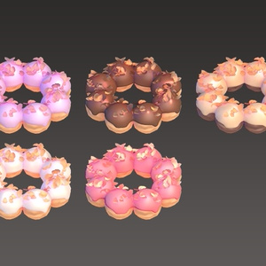 【3Dモデル】ドーナツセット 缩略图 9