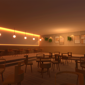 【VRChatワールド】Cafe/Bar