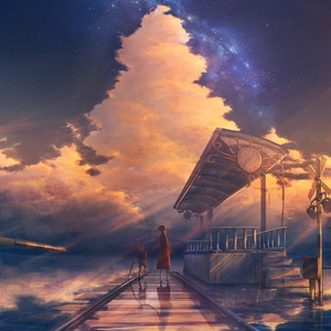 M.B×Orangestar楽曲イラスト集『Locus』 - M.B`s ARTWORKS - BOOTH