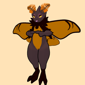 Mothmello VR Chat Avatar Base - Furry Moth