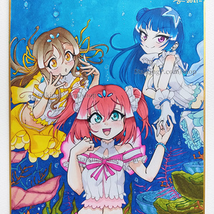 【25% OFF】中色紙　ラブライブ！サンシャイン！！　1年生