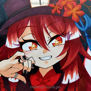 【20%引き】原神　胡桃　手描き大色紙 