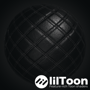 【Leather03】liltoon material : 2Type