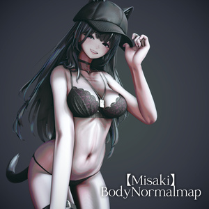 【Misaki】BodyNormalmap+AOmap